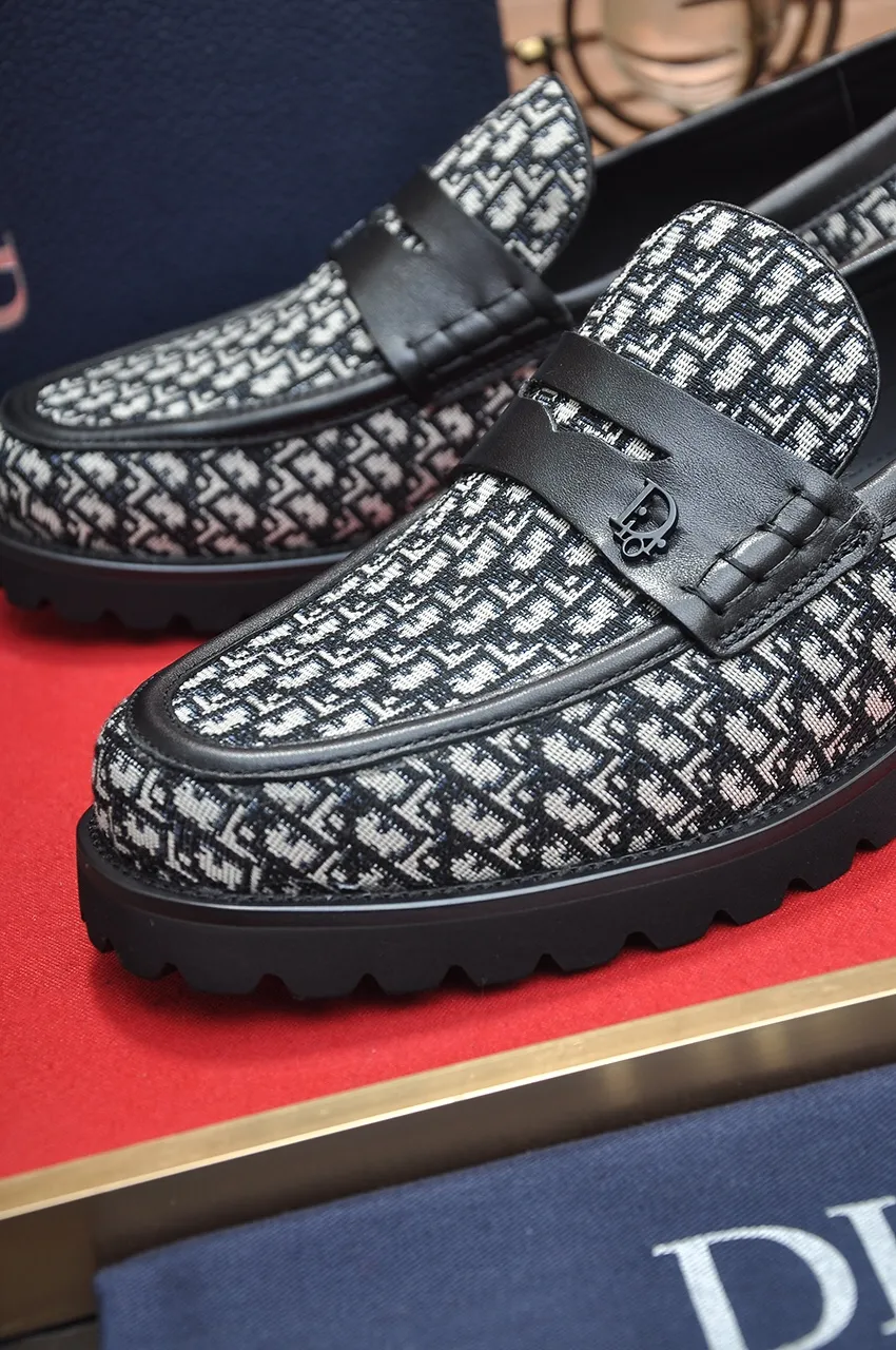 Men's shoes 💰600💶[Dior] (water-dyed cowhide lining) Dior original 1:1 high-quality factory, imported original materials, imported raw cowhide, water-dyed cowhide lining, original TPU outsole, code number: 38-44 (45 customized)
